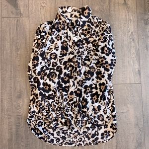 Dvf blouse - leopard